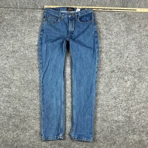 Cimarron Jeans Mens Size 32 Medium Wash Blue Denim Tapered Fit Casual Classic